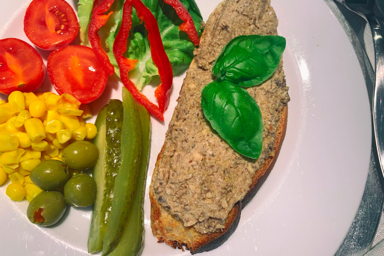 Mushroom, Walnut and Lupin Pâté